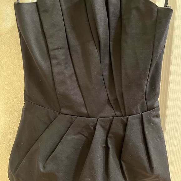 French Connection strapless corset top with pleats - Picture 2 of 4